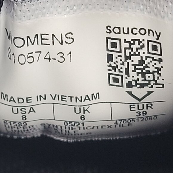 Saucony Echelon 8 Women's Blue Running Shoes S10574-31 US Size 8 Like New - Picture 10 of 10